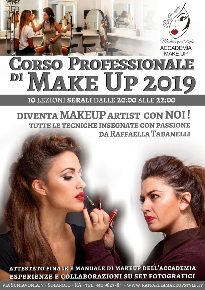 Corso Professionale 2019 | Accademia Raffaella Makeup Style
